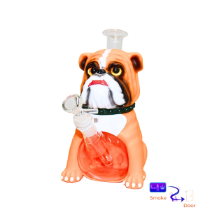 rave-glass-pvc-bull-dog-waterpipe-wh475